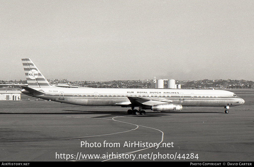 Aircraft Photo of PH-DEB | McDonnell Douglas DC-8-63 | KLM - Royal Dutch Airlines | AirHistory.net #44284