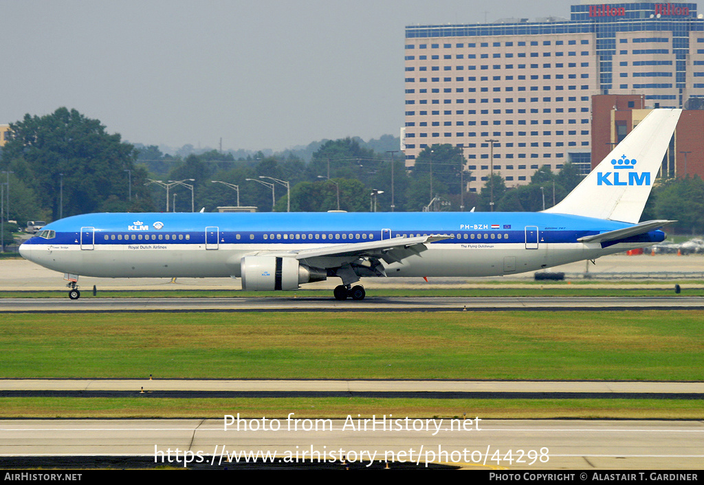 Aircraft Photo of PH-BZH | Boeing 767-306/ER | KLM - Royal Dutch Airlines | AirHistory.net #44298