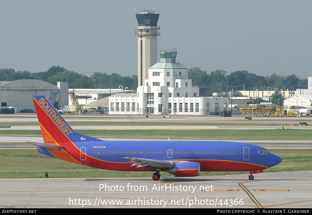 Aircraft Photo of N632SW | Boeing 737-3H4 | Southwest Airlines | AirHistory.net #44366