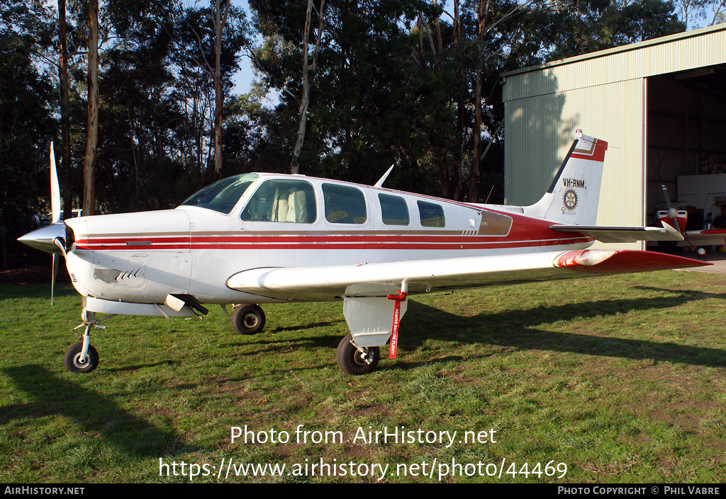 Aircraft Photo of VH-RNM | Beech A36 Bonanza 36 | AirHistory.net #44469