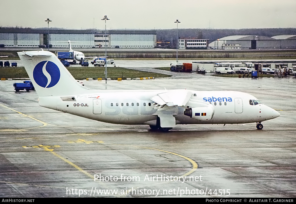 Aircraft Photo of OO-DJL | British Aerospace Avro 146-RJ85 | Sabena | AirHistory.net #44515