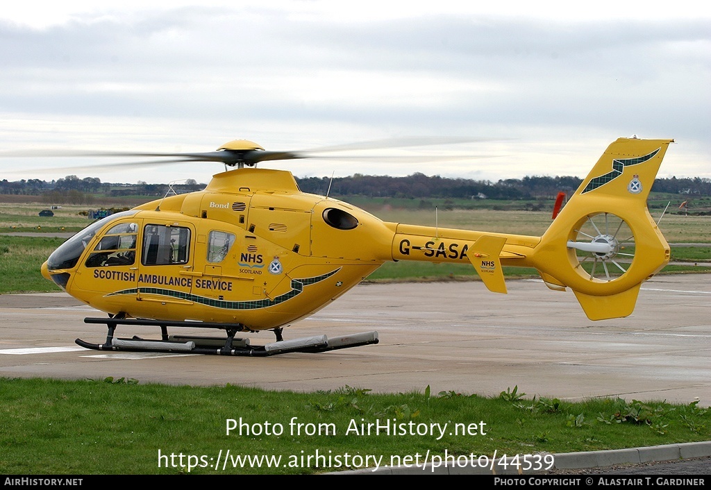 Aircraft Photo of G-SASA | Eurocopter EC-135T-1 | Scottish Ambulance Service | AirHistory.net #44539