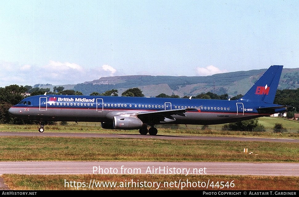 Aircraft Photo of G-MIDE | Airbus A321-231 | British Midland Airways - BMA | AirHistory.net #44546