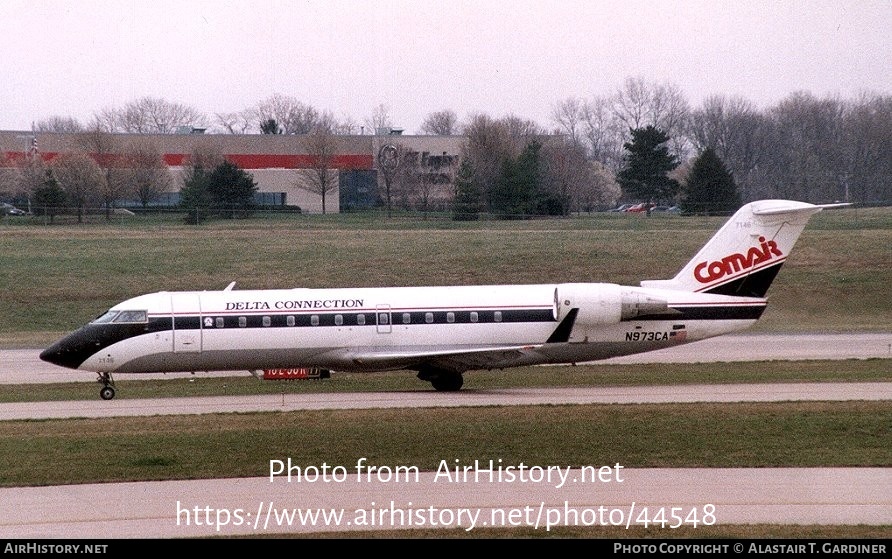 Aircraft Photo of N973CA | Canadair CRJ-100ER (CL-600-2B19) | Delta Connection | AirHistory.net #44548