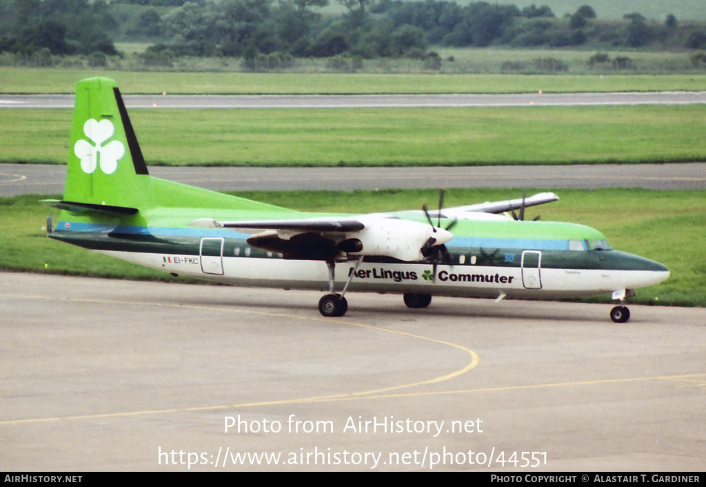 Aircraft Photo of EI-FKC | Fokker 50 | Aer Lingus Commuter | AirHistory.net #44551