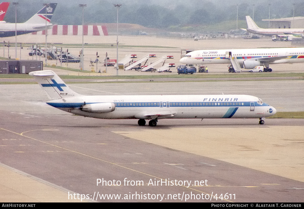 Aircraft Photo of OH-LYZ | McDonnell Douglas DC-9-51 | Finnair | AirHistory.net #44611