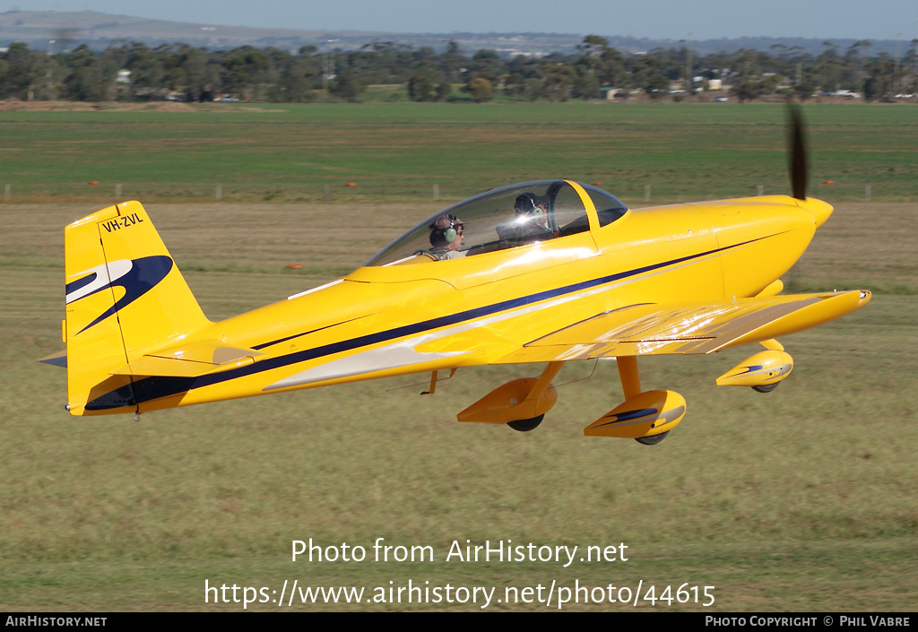 Aircraft Photo of VH-ZVL | Van's RV-8A | AirHistory.net #44615