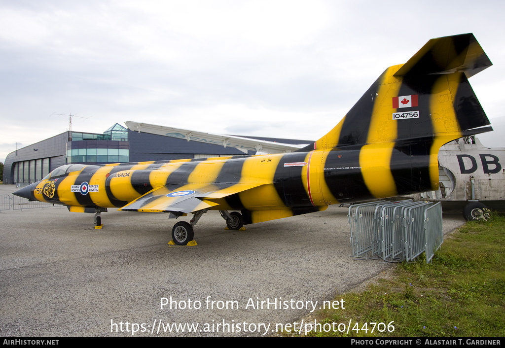 Aircraft Photo of 104756 | Lockheed CF-104 Starfighter | Canada - Air Force | AirHistory.net #44706