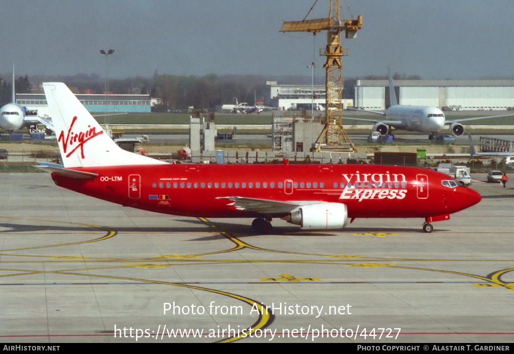 Aircraft Photo of OO-LTM | Boeing 737-3M8 | Virgin Express | AirHistory.net #44727