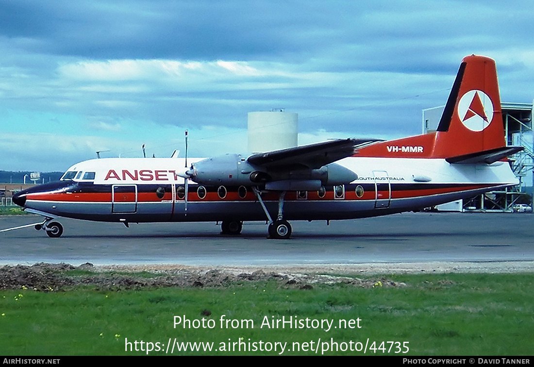 Aircraft Photo of VH-MMR | Fokker F27-200 Friendship | Ansett Airlines of South Australia | AirHistory.net #44735