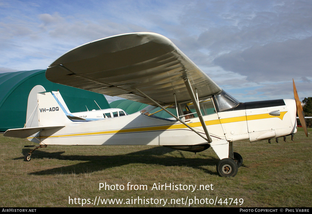 Aircraft Photo of VH-ADQ | Auster J-1B Aiglet | AirHistory.net #44749