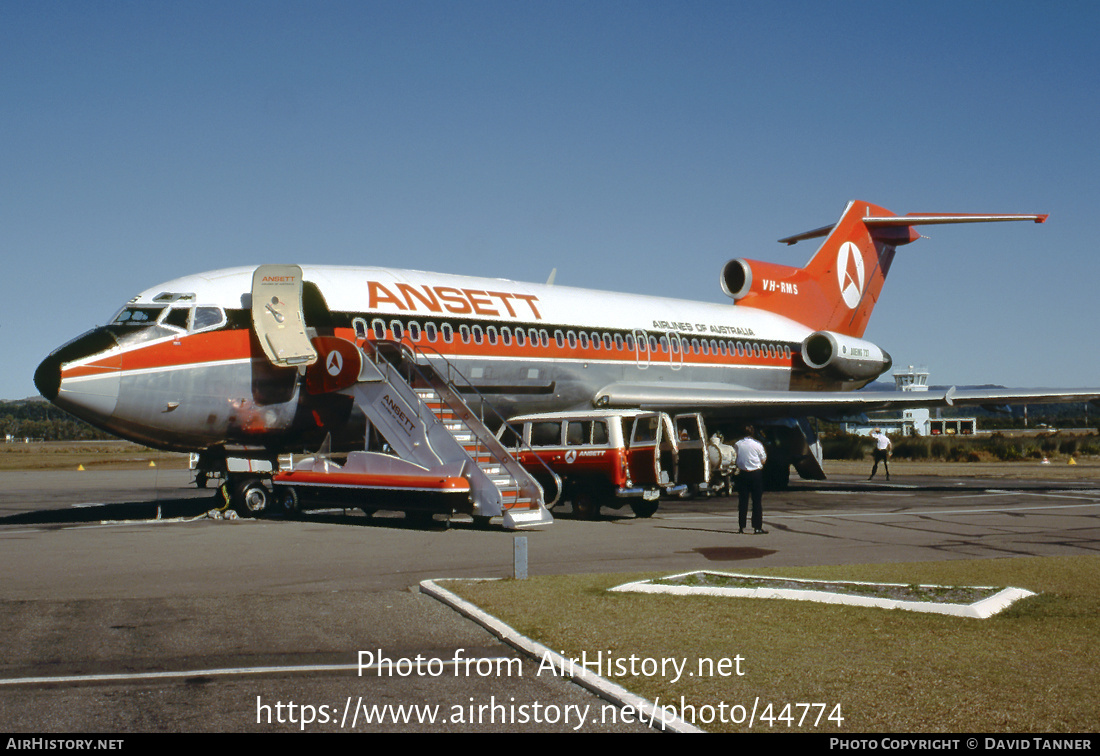 Aircraft Photo of VH-RMS | Boeing 727-77C | Ansett Airlines of Australia | AirHistory.net #44774