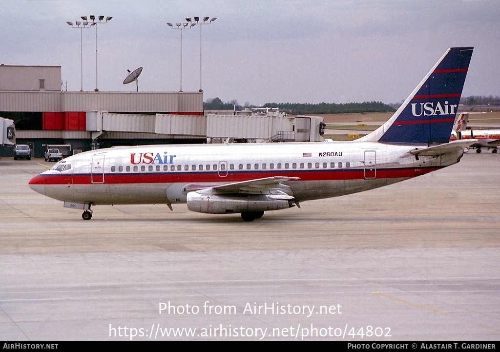 Aircraft Photo of N260AU | Boeing 737-201/Adv | USAir | AirHistory.net #44802