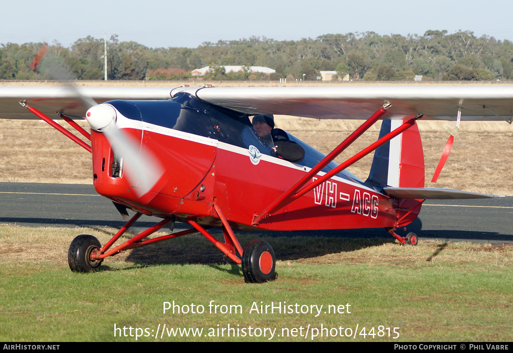 Aircraft Photo of VH-ACG | Comper CLA-7 Gipsy Swift | AirHistory.net #44815