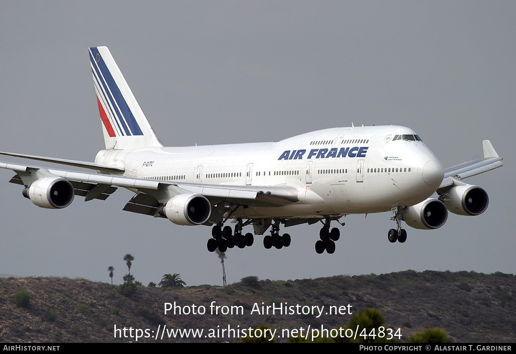 Aircraft Photo of F-GITC | Boeing 747-428 | Air France | AirHistory.net #44834