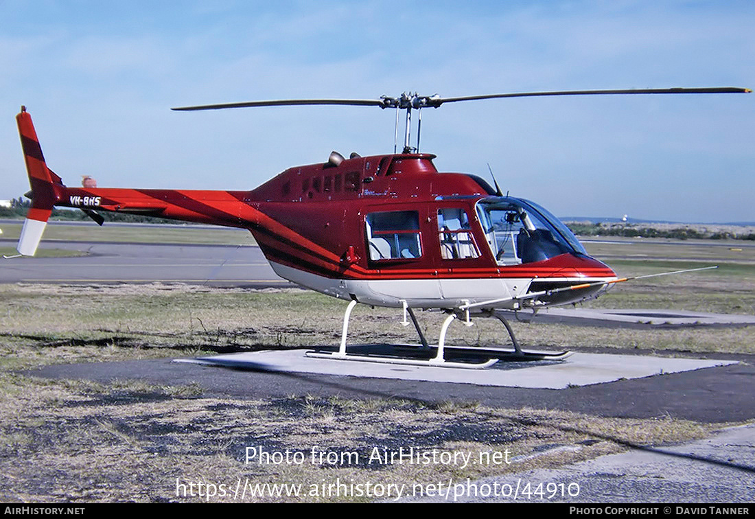 Aircraft Photo of VH-BHS | Bell 206B-2 JetRanger II | AirHistory.net #44910