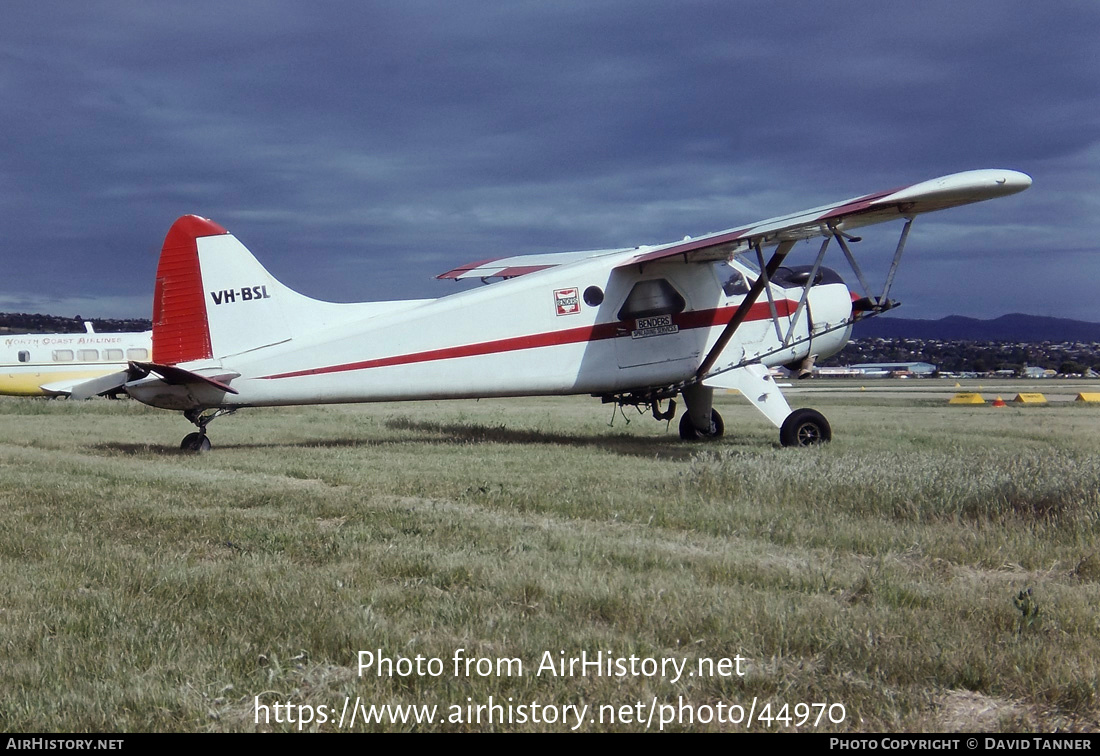 Aircraft Photo of VH-BSL | De Havilland Canada DHC-2 Beaver Mk1 | Benders Spreading Service | AirHistory.net #44970