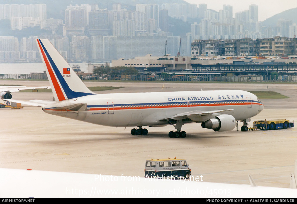 Aircraft Photo of B-1838 | Boeing 767-209 | China Airlines | AirHistory.net #45013