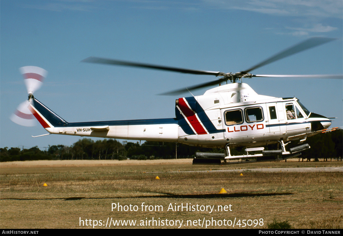 Aircraft Photo of VH-SUH | Bell 412 | Lloyd Helicopters | AirHistory.net #45098