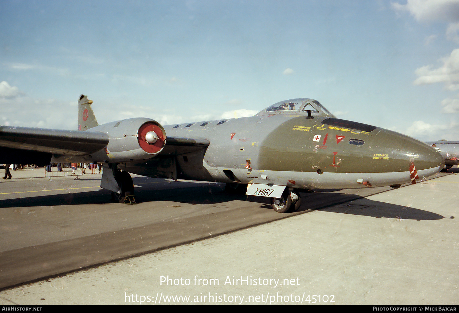 Aircraft Photo of XH167 | English Electric Canberra PR9 | UK - Air Force | AirHistory.net #45102