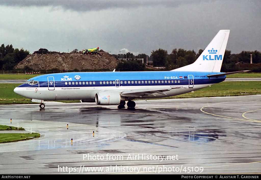 Aircraft Photo of PH-BDA | Boeing 737-306 | KLM - Royal Dutch Airlines | AirHistory.net #45109