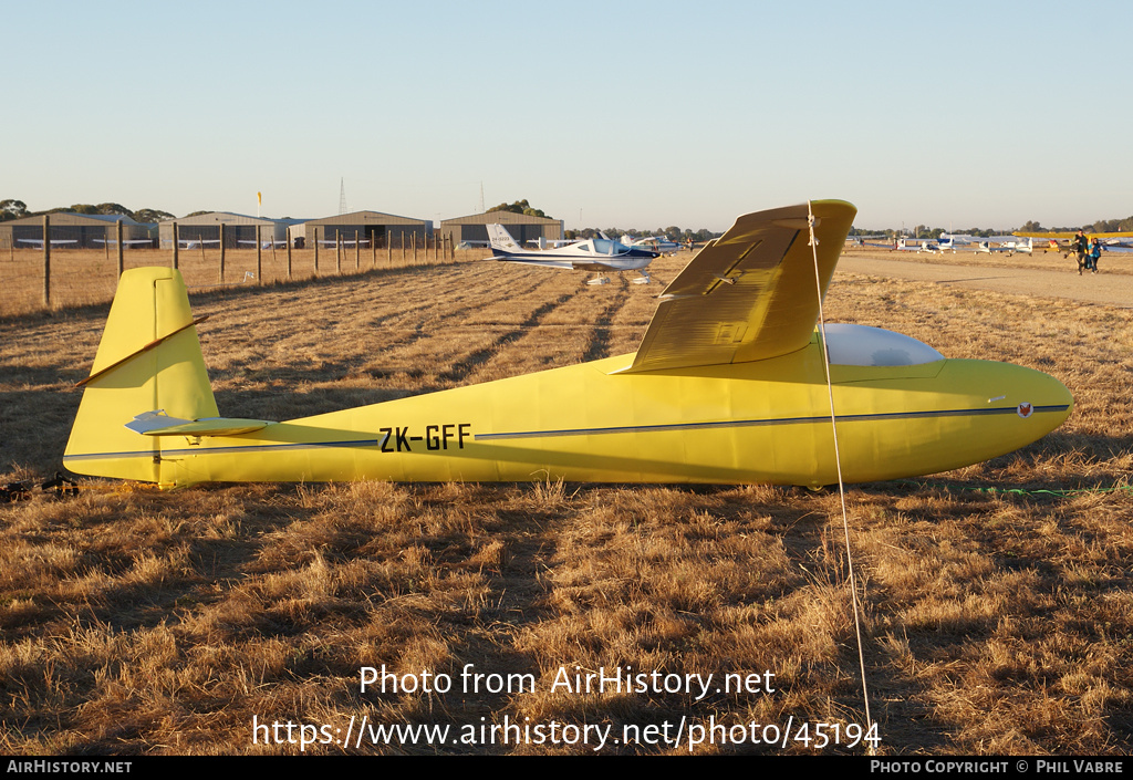 Aircraft Photo of ZK-GFF | Schleicher Ka-6CR Rhonsegler | AirHistory.net #45194