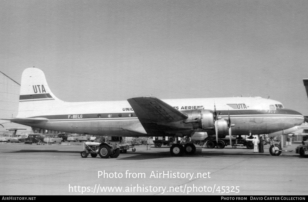 Aircraft Photo of F-BELG | Douglas C-54A Skymaster | UTA - Union de Transports Aériens | AirHistory.net #45325