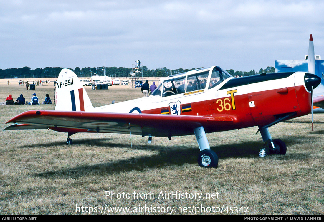 Aircraft Photo of VH-SSJ / WK507 | De Havilland DHC-1 Chipmunk Mk22 | UK - Air Force | AirHistory.net #45342