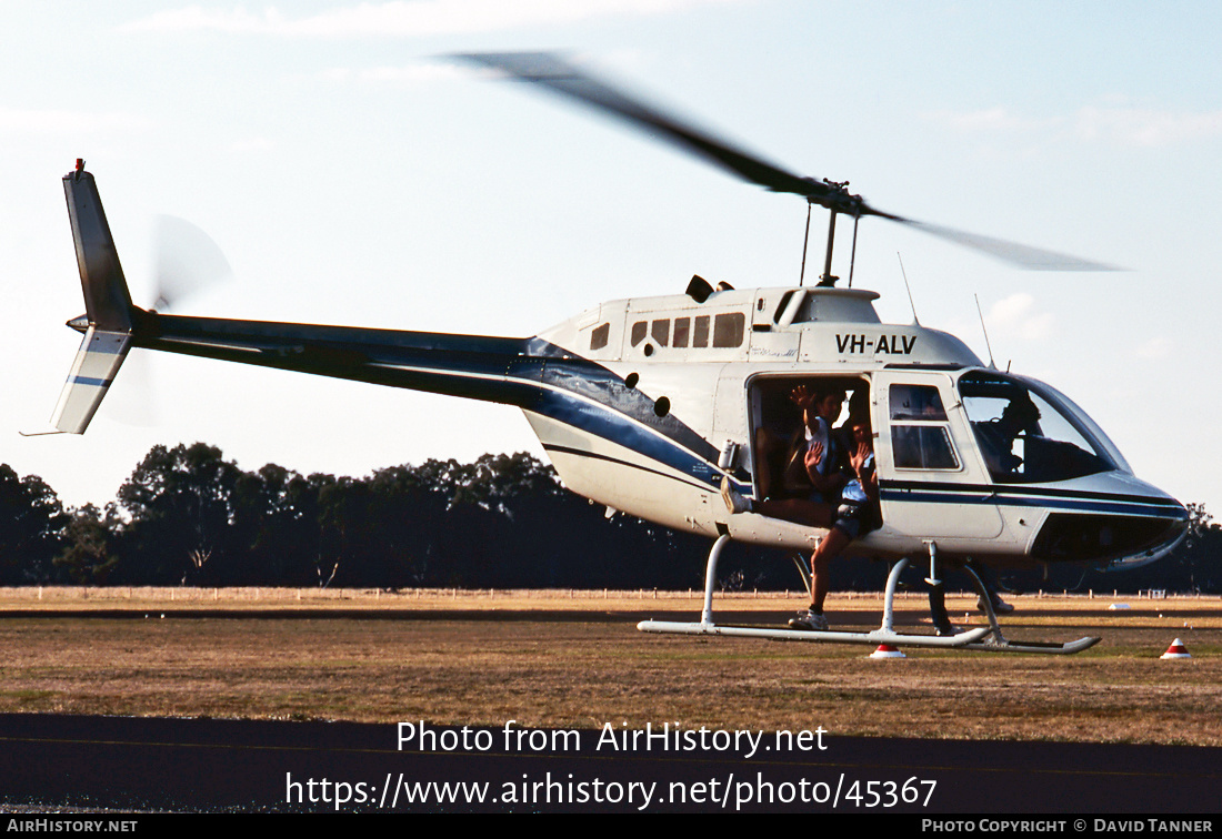 Aircraft Photo of VH-ALV | Bell 206B JetRanger II | AirHistory.net #45367