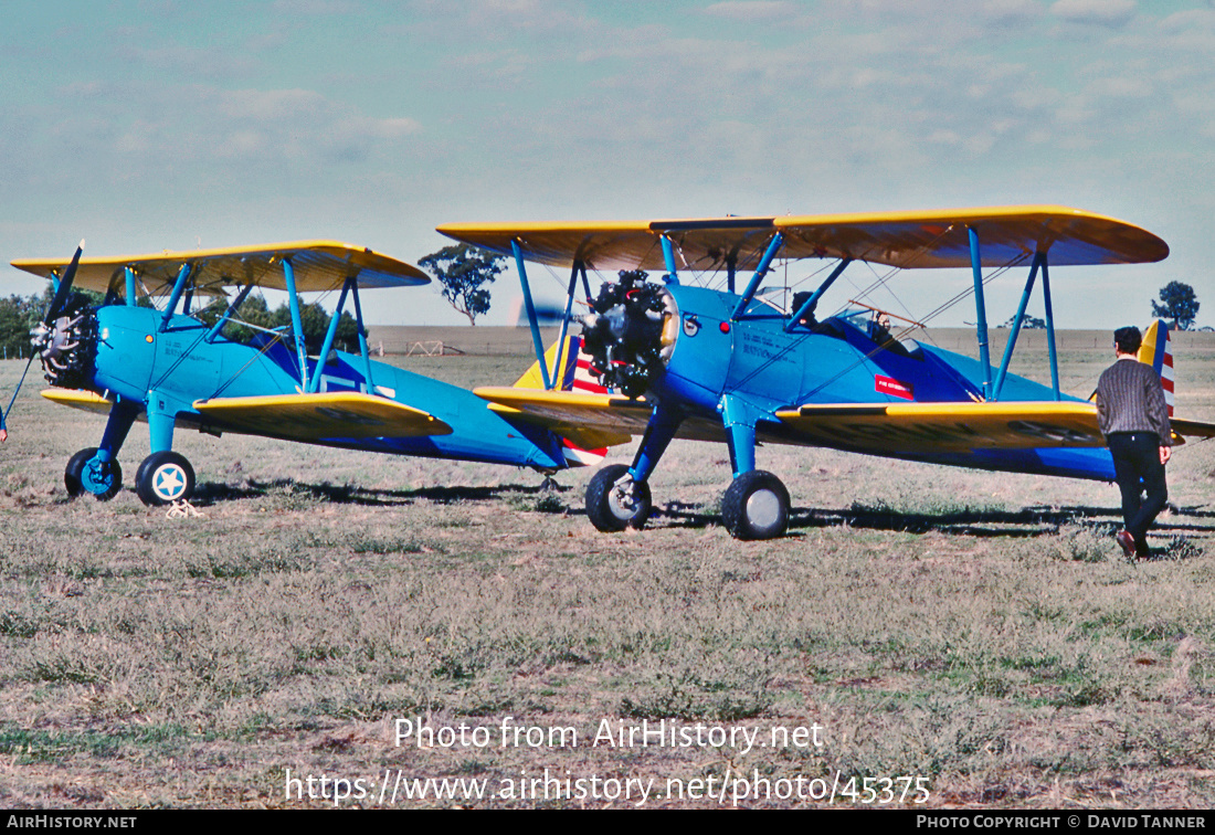 Aircraft Photo of VH-JLA | Boeing PT-17 Kaydet (A75N1) | USA - Air Force | AirHistory.net #45375