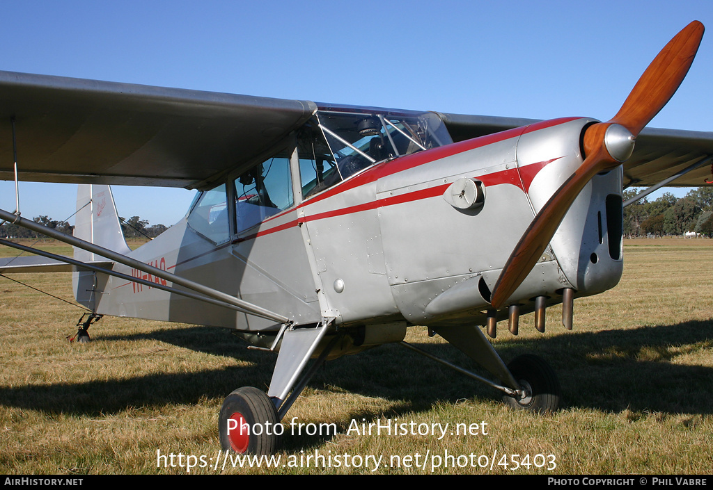 Aircraft Photo of VH-KAQ | Auster J-1B Aiglet | AirHistory.net #45403