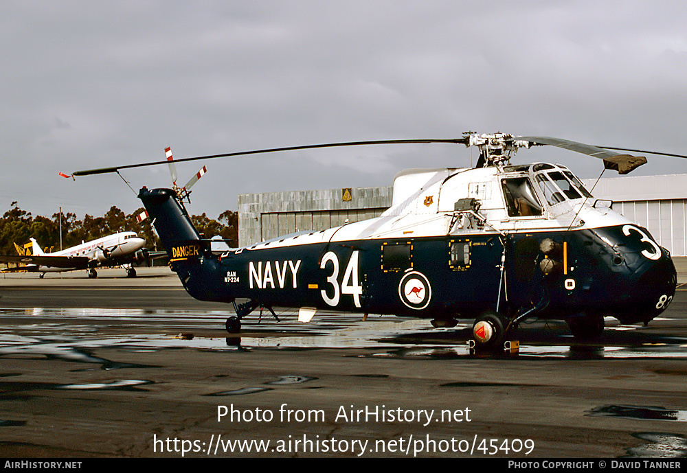 Aircraft Photo of N7-224 | Westland WS-58 Wessex HAS.31B | Australia - Navy | AirHistory.net #45409