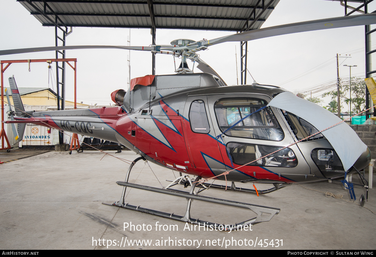 Aircraft Photo of HC-CQC | Airbus Helicopters AS350-B2 | Avioandes | AirHistory.net #45431