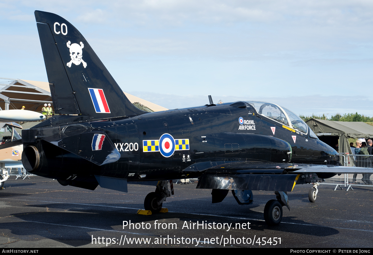 Aircraft Photo of XX200 | British Aerospace Hawk T1A | UK - Air Force | AirHistory.net #45451