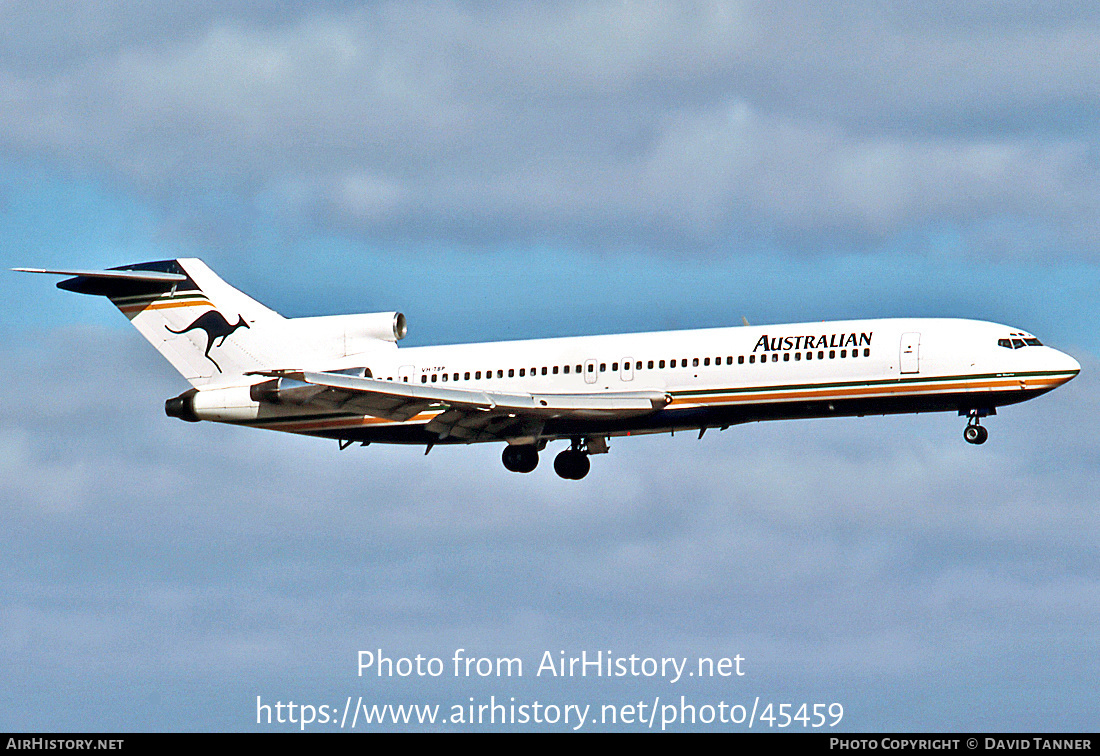 Aircraft Photo of VH-TBP | Boeing 727-276/Adv | Australian Airlines | AirHistory.net #45459