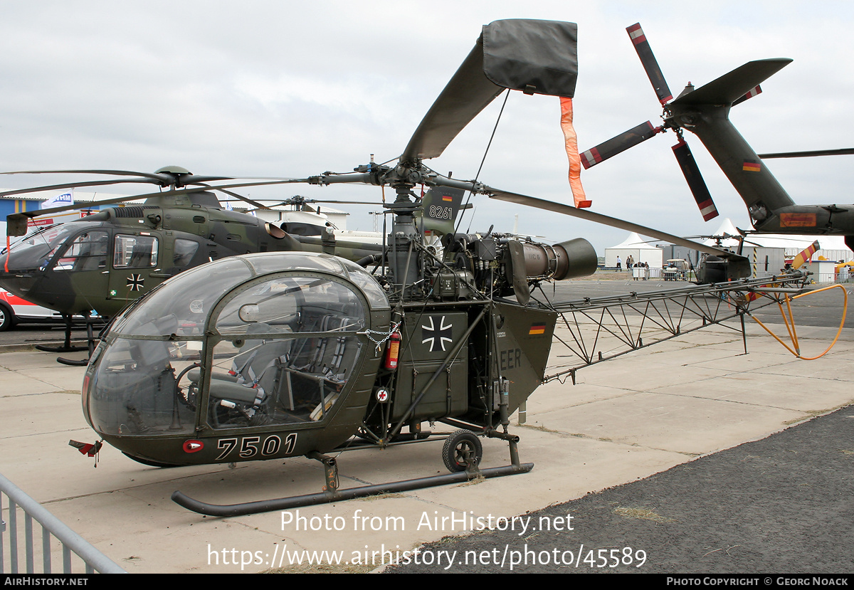 Aircraft Photo of 7501 | Sud SE-3130 Alouette II | Germany - Army | AirHistory.net #45589