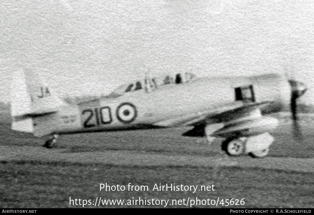 Aircraft Photo of VX287 | Hawker Sea Fury T20 | UK - Navy | AirHistory.net #45626