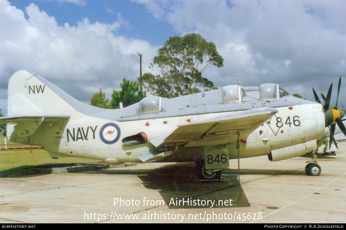 Aircraft Photo of XA434 | Fairey Gannet AS.1 | Australia - Navy | AirHistory.net #45628