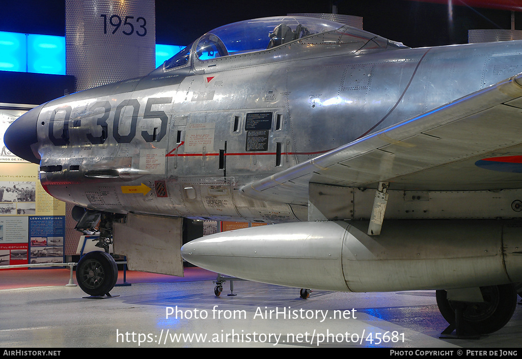 Aircraft Photo of Q-305 | North American F-86K Sabre | Netherlands - Air Force | AirHistory.net #45681