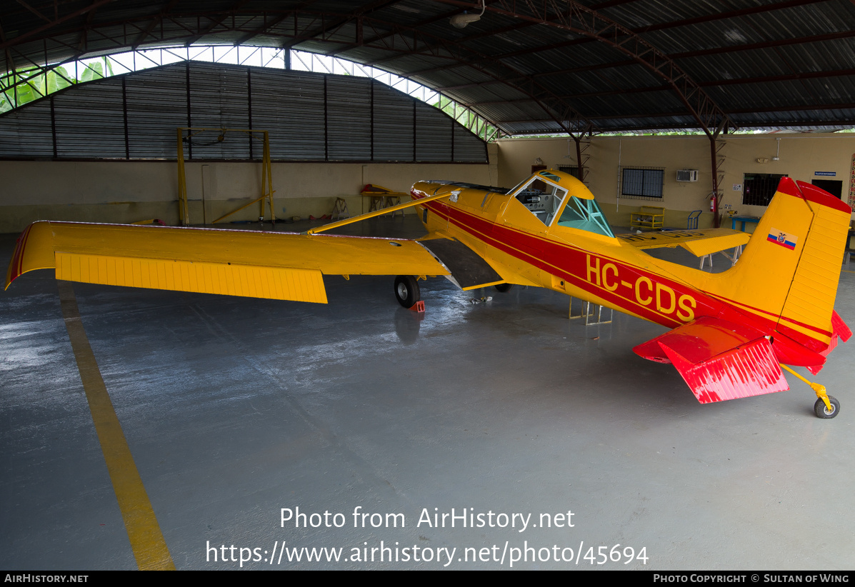 Aircraft Photo of HC-CDS | Cessna A188B AgTruck | AirHistory.net #45694