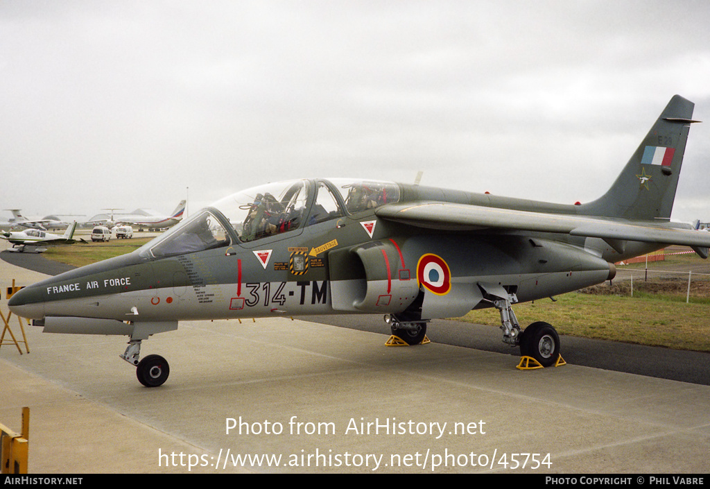 Aircraft Photo of E29 | Dassault-Dornier Alpha Jet E | France - Air Force | AirHistory.net #45754