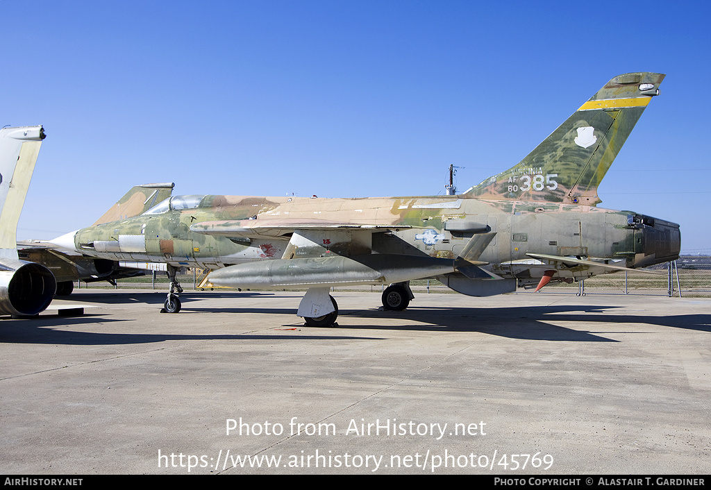 Aircraft Photo of 60-5385 / AF60-385 | Republic F-105D Thunderchief | USA - Air Force | AirHistory.net #45769