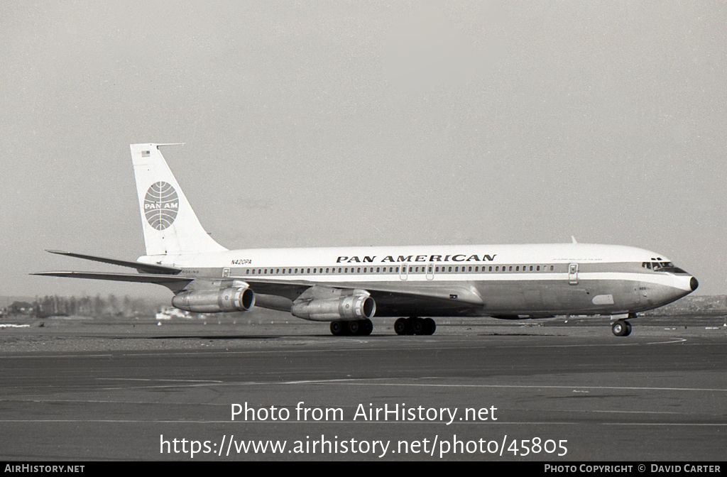 Aircraft Photo of N420PA | Boeing 707-321B | Pan American World Airways - Pan Am | AirHistory.net #45805