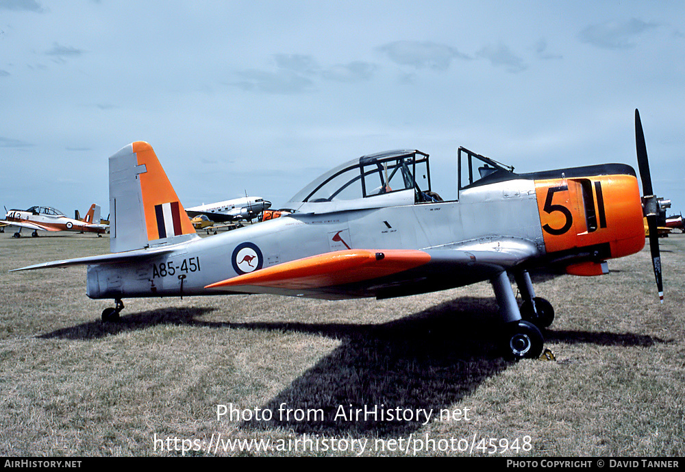 Aircraft Photo of A85-451 | Commonwealth CA-25 Winjeel | Australia - Air Force | AirHistory.net #45948