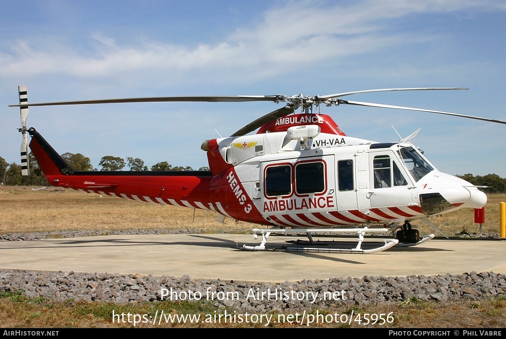 Aircraft Photo of VH-VAA | Bell 412EP | HEMS - Helicopter Emergency Medical Service | AirHistory.net #45956