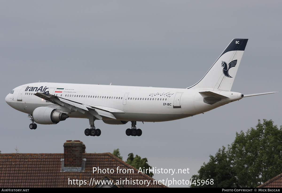 Aircraft Photo of EP-IBC | Airbus A300B4-605R | Iran Air | AirHistory.net #45968