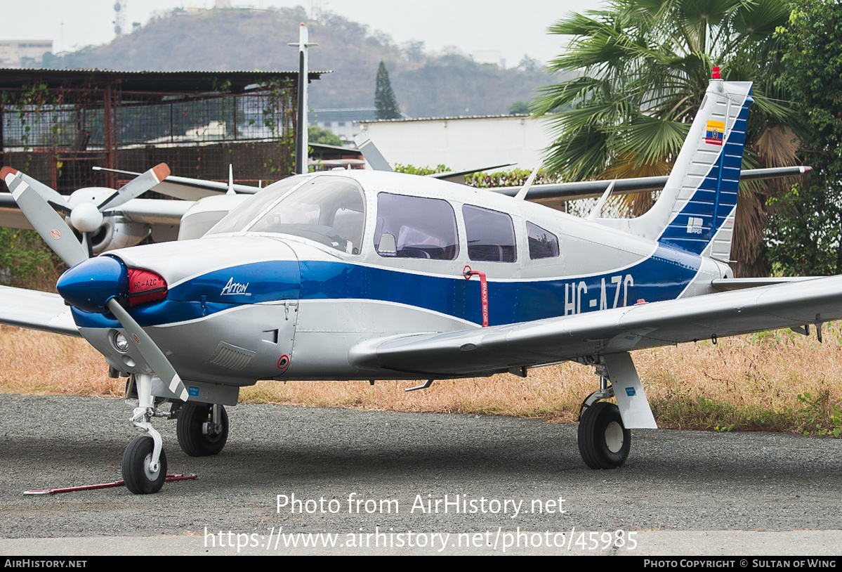 Aircraft Photo of HC-AZC | Piper PA-28R-200 Cherokee Arrow | AirHistory.net #45985