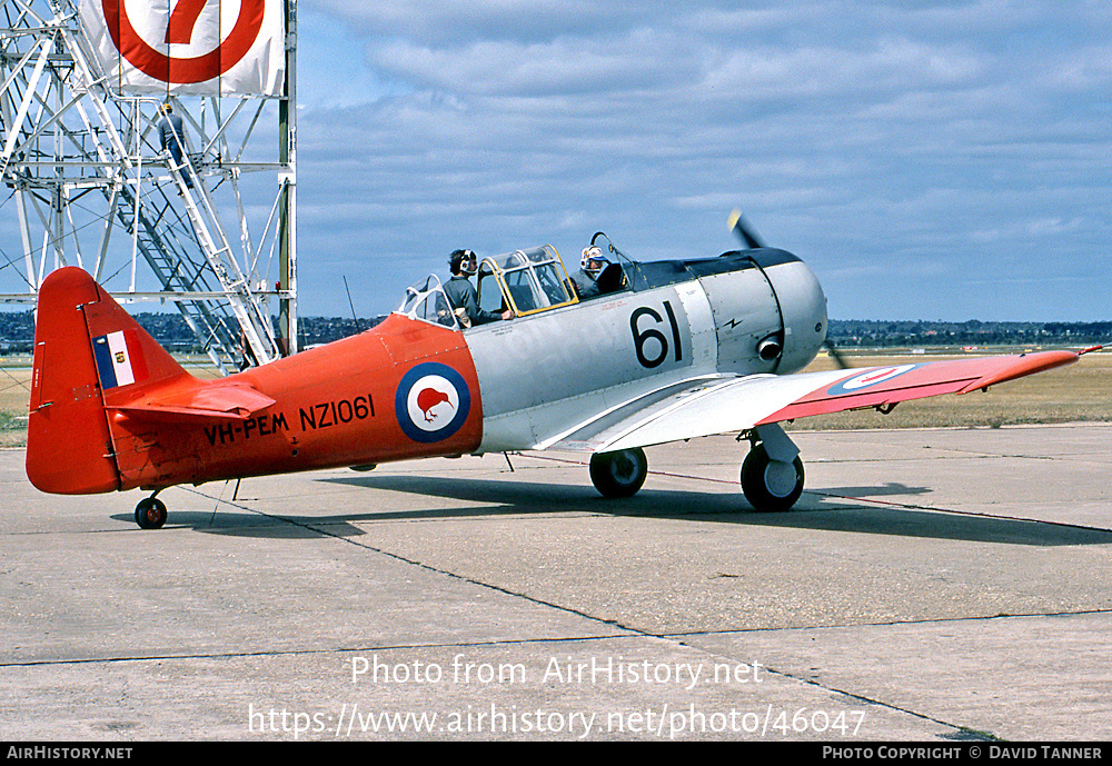 Aircraft Photo of VH-PEM / NZ1061 | North American AT-6D Harvard III | New Zealand - Air Force | AirHistory.net #46047