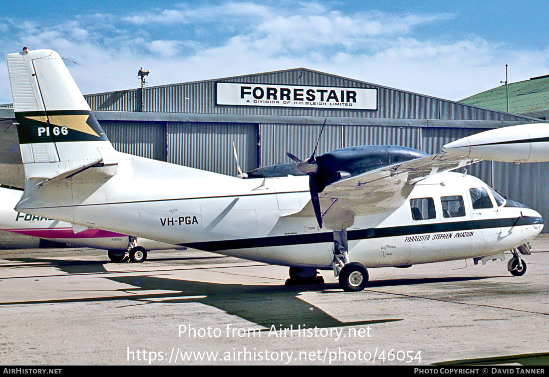 Aircraft Photo of VH-PGA | Piaggio P-166 | Forrester Stephen Aviation | AirHistory.net #46054