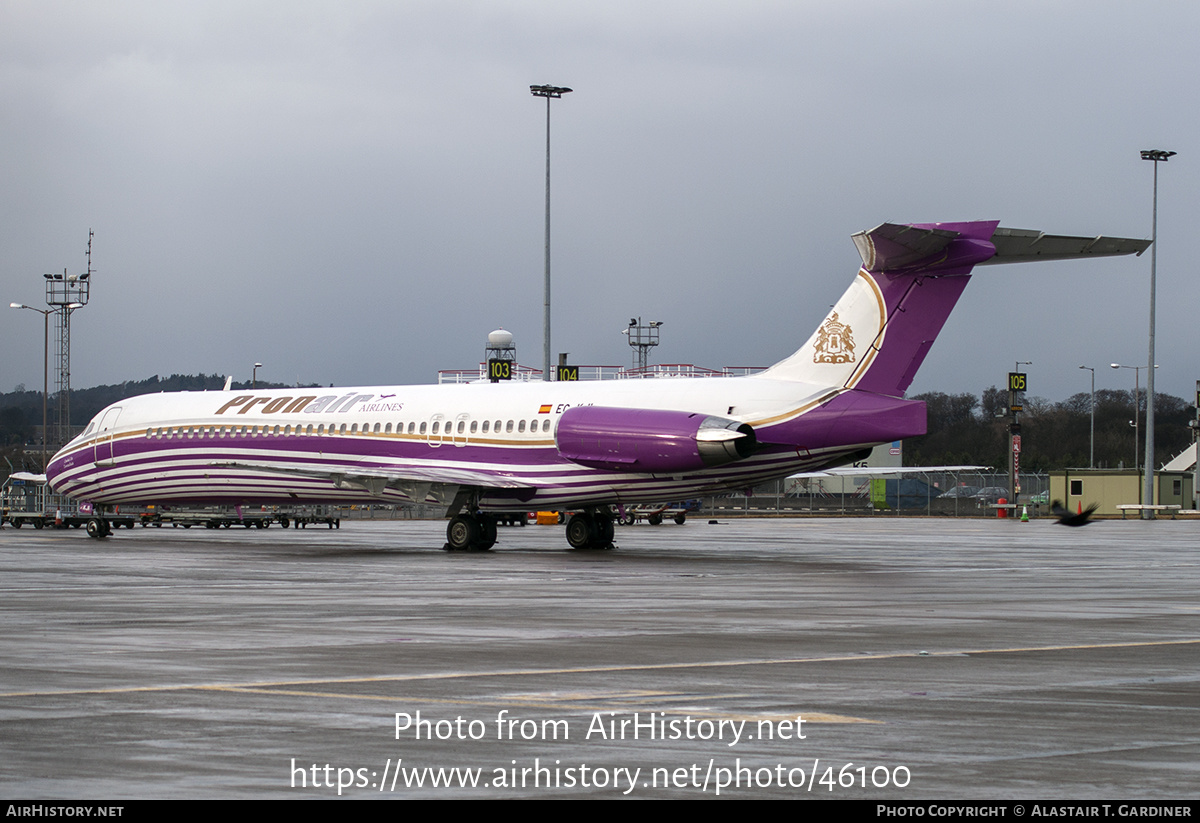 Aircraft Photo of EC-KJI | McDonnell Douglas MD-87 (DC-9-87) | Pronair Airlines | AirHistory.net #46100